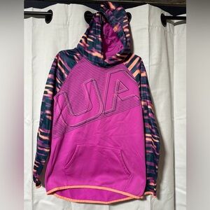 Under Armour brand hoodie hooded pullover sweatshirt girls youth size large